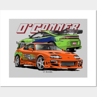 Supra Mk IV & Eclipse - The Fast And Furious Posters and Art